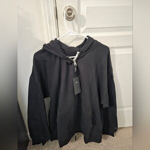 New Fabletics Oversized Zip Up Hoodie L